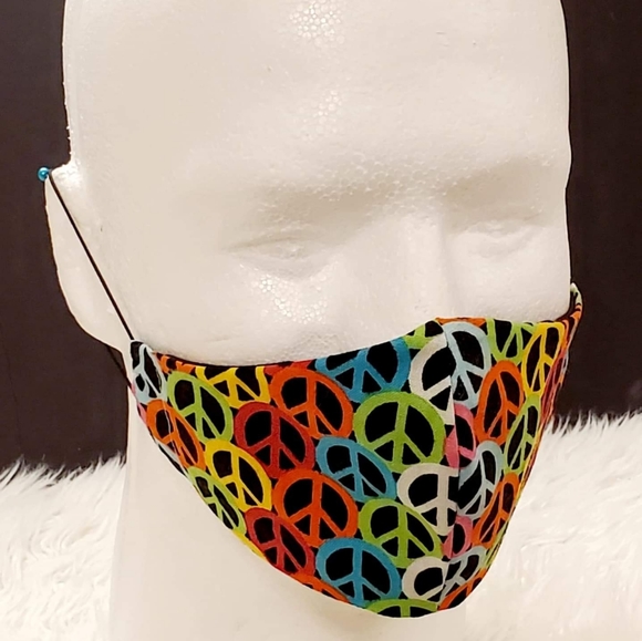 LAST ONE 3 for $15 Rainbow Peace mask (Bundle & Save) - Picture 3 of 3
